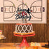 Basketball Happy 13th Birthday Cake Topper 13 Thirteen Years Old Basketball Player Scene Cake Decoration Sport Theme Thirteenth Birthday Party Eve...