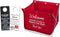 Mediz Foldable Shoe Cover Holder (Red) with Bonus: 1 Door Hanger Double Sided - Please Use Shoe Covers...