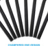 6mm Hex Key Wrench, Allen key Wrench, 10Pcs L Shaped Wrench, Hex Key Hexagon Head Replacement, Small Hex Wrench for Repairing Bike, Furniture(Blac...