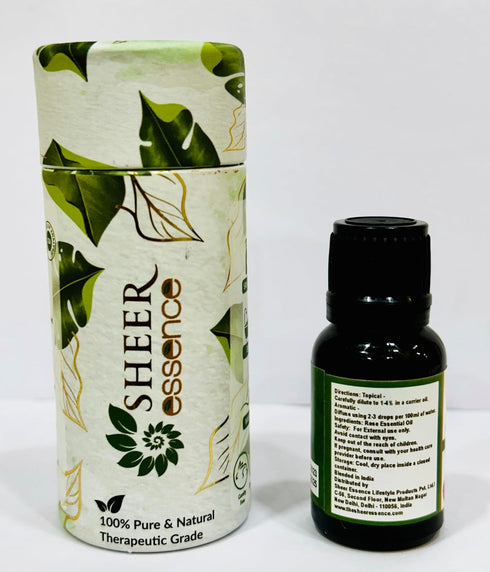 Rose Oil 15 ML (0.51 Fl.OZ) | 100% Pure Natural Undiluted Uncut Therapeutic Grade Rosa Damascena Essential Oil...