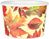 50Pcs Fall Treat Snack Cups Maple Leaves Disposable Ice Cream Cups 9 Oz. Disposable Autumn Thanksgiving Dessert Bowls for Cupcake Picnic BBQ Harve...