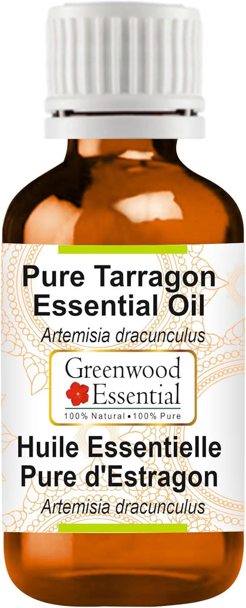 Pure Tarragon Essential Oil (Artemisia Dracunculus) Steam Distilled 10ml (0.33 oz)...