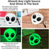 Compatible with AirPods Case Cover with Cleaner Kit, Luminous 3D Alien Case for AirPods 2nd/1st Generation, Cute Funny Anime Soft Silicone Shell P...