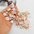 40pcs(20PAIRS) Assorted Gold Plated Enamel Animals Fruit Moon Star Dainty Dangle Flowers Pendants Charms for Jewelry Making Necklace Bracelet, Pin...