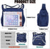 Crossbody Bag for Women, Multi Pockets Waterproof Nylon Shoulder Handbag, Lightweight Crossbody Purse for Ladies...