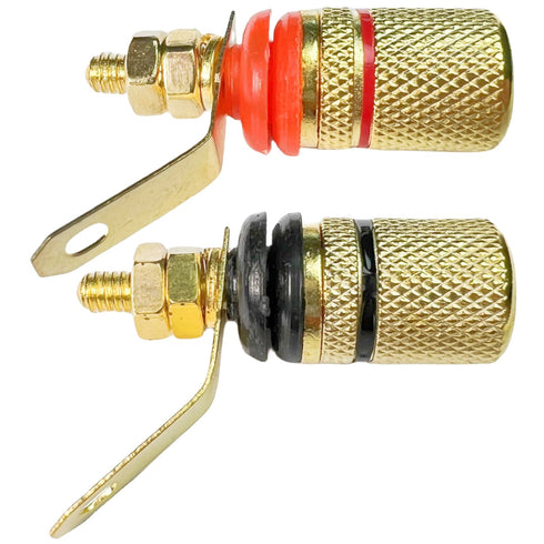 CESS Amplifier Terminal Connector Binding Post Banana Plug Jack Socket (4 Pack)...