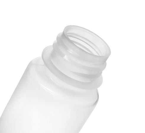 EISCO Reagent Bottle, 60ml - Wide Mouth with Screw Cap - Polypropylene - Translucent...