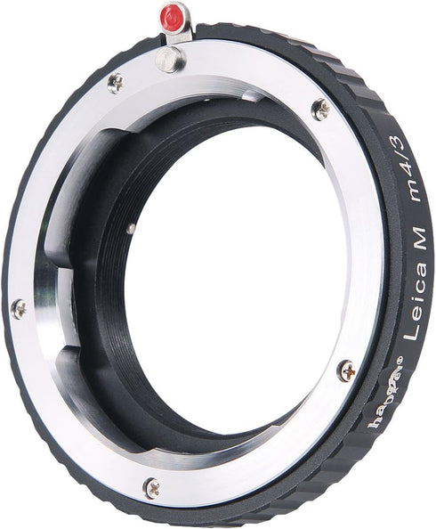 Haoge Manual Lens Mount Adapter for Leica M LM Lens to Olympus and Panasonic Micro Four Thirds MFT M4/3 M43 Mount Camera...