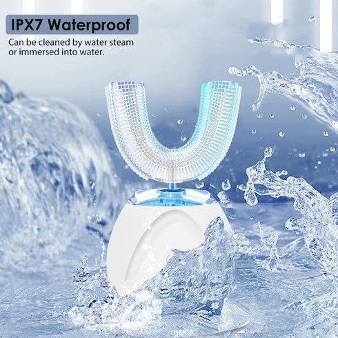 Ultrasonic Toothbrush, Automatic Toothbrush 360 Auto Sonic Toothbrush, Teeth whitening Brush with Timer & Wireless Charging 360° Ultrasonic Electr...