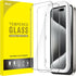 JETech Screen Protector for iPhone 15 Pro 6.1-Inch, Bubble Free, Tempered Glass Film with Easy Installation Tool, Case-Friendly, HD Clear, 2-Pack....
