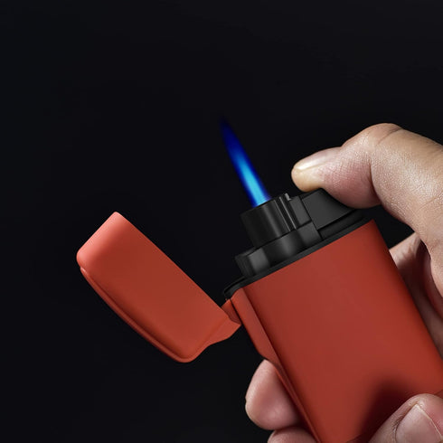 Navpeak Mini Torch Lighter Windproof Jet Flame Butane Refillable Pocket Lighter for Candles, Camping, Fireplaces, Gas Stove, BBQ & Survival Gear, ...