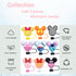 9 pcs Silicone Straw Covers Cap for Stanley 20 30&40 Oz Cup,10mm Diameter Different Cute Mouse Ears Straw Toppers for Stanley 40Oz Tumbler, Dust-P...