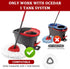 NICEMOVIC 3 Pack Spin Mop Replacement Head, Compatible with O-Ceda Easywring Spin Mop Heads Replacements, Microfiber Mop Refills for Easy Cleaning...