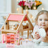 95 Pcs Dollhouse Refrigerator Mini Fridge Table Dining Car Toy with Food Set Kitchen Furniture Miniatures Party Fruits Juice Milk Desserts for Chi...