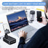 Cell Phone Stand with Wireless Bluetooth Speaker Compatible for Any Smartphones,Anti-Slip Design Phone Holder with HD Surround Sound Bluetooth Spe...