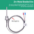 Twidec/2M NPT 1/2"inch (6X50MM) Pipe Thread Temperature Sensor Probe Two Wire Temperature Controller (0~600?) 304 Stainless Steel K Type Thermocou...