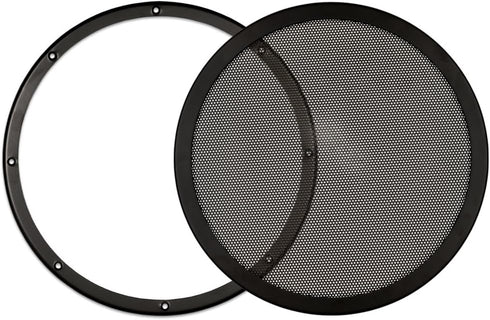 Goldwood Snap On 12" Subwoofer Grille Steel Mesh Speaker Black (SGM12)...