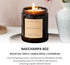 Scented Soy Candle Amber Jar Perfume Candle Aroma Healing Gift (8oz, Nagchampa)...