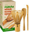 BambooWorx Matcha Whisk Set - (Chasen), Traditional Scoop (Chashaku), Tea Spoon. The Perfect Sets to Prepare a Traditional Cup of Japanese Tea, Ha...