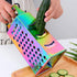 Large Stainless Steel 4 Sides Grater Slicer with Handle, Multifunctional Cutter Planing for Ginger, Garlic, Cucumbers, Carrots, Cheese, Potato, Er...