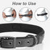 PetiFine Neoprene Padded Dog Collar, Heavy Duty Comfort Dog Collar with Durable Metal Buckle, Reflective Adjustable Belt Buckle Dog Collars for Sm...
