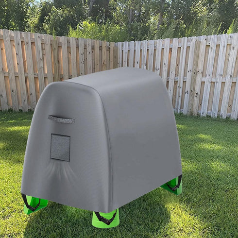 SIRUITON Kids Water Table Cover Fit Step2 Rain Showers Splash Pond Water Table,Waterproof Dust Proof Anti-UV Outdoor Toys Cover-Cover only-Grey...