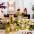 LampLust Gold Mini Lanterns for Centerpieces, 6 Pack LED Star Lantern, Batteries Included, Small Ramadan Lanterns Decorative Indoor, Ramadan Decor...