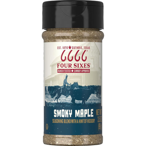 6666 Four Sixes Smoky Maple Seasoning, 3.5 Ounce...