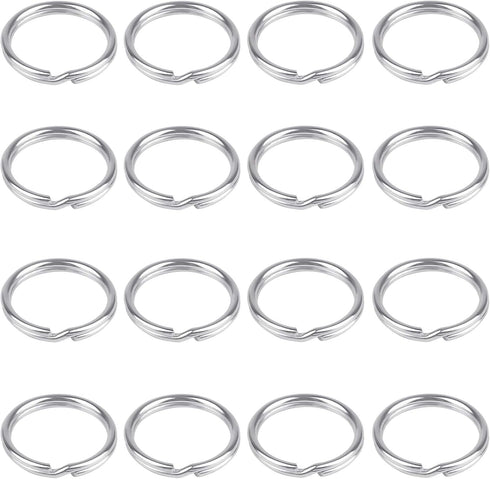 Pawfly 100 Pack 4/5 Inch Mini Split Jump Ring with Double Loops Small Metal Rings Connectors for Jewelry Necklaces Bracelets Earrings Crafts Ornam...