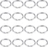 Pawfly 100 Pack 4/5 Inch Mini Split Jump Ring with Double Loops Small Metal Rings Connectors for Jewelry Necklaces Bracelets Earrings Crafts Ornam...