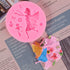 3Pcs/Set Flower Fairy Fondant Mold Angel with Wings Silicone Mold for Cupcake Cake Topper Decorating, Polymer Clay, Crafting, Resin Epoxy, Jewelry...