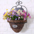 Artificial Daisies Flowers Outdoor UV Resistant 4 Bundles Fake Foliage Greenery Faux Plants Shrubs Plastic Bushes for Window Box Hanging Planter F...