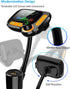Bluetooth FM Transmitter Car Adapter,Support Wireless Handsfree Call and MP3 Music/APP Audio Play,1.8" Color Screen,3 USB Charger,3.5mm AUX Port,C...