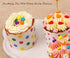Webake Large Paper Baking Cup, 6oz Disposable Cupcake Muffin Cases, Jumbo Cupcake Liners, Set of 25 (Colorful dot)...