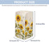 Can Opener Cover Dragonfly Sunflower Can Opener Dust and Stain Protection Small Applicance Cover for Kitchen Fits Most Electric Automatic Can Open...