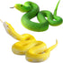 Flormoon Realistic Fake Snake Toy - 2pcs Rubber Elastic Lifelike Python Animal Figures - Halloween Prank Props Stress Relif Toys Educational Toys ...