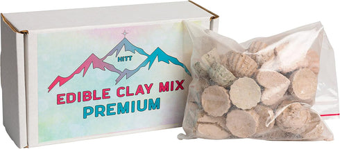 HITT Premium Edible Clay Mix – Candy Mix of Clay for Eating Zero Additives ASMR Food for Pica Cravings, Handpicked Edible Dirt 200gr...