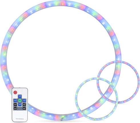BELVA BSA10LED Universal 10-inch RGB LED Subwoofer Light Ring with Remote...