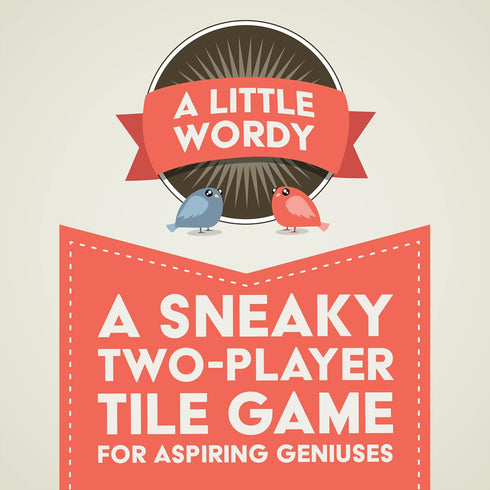 A Little Wordy by Exploding Kittens - A Clever Scramble Word Game of Tiles, Cards, and Clues - 2 Player Board Games for Adults and Teens, Letter T...