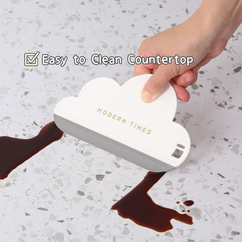 2 Pack Silicone Squeegees with Water Blades Wiper Board Compact Cleaner for Home Kitchen Countertop Car Window Bathroom Mirror,Green White...