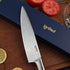 8 inch Chef Knife, One-piece Full Metal Kitchen Knife, German 1.4116 High Carbon Stainless Steel Chef's Knife, Ultra Sharp Cooking Knife with Gift...