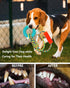 Interactive Dog Toys with Rope and Handle, Dog Chew Toys for Aggressive Chewers, Tug of War Rope Toy Non-Toxic Natural Rubber Long Lasting Dog Toy...