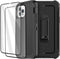Defense iPhone 12 Case iPhone 12 Pro Case with Two Screen Protector 3 Layer Rugged Heavy Duty Cases for iPhone 12/ iPhone Pro,6.1 inch 2020 (Black...