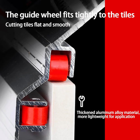 45 Degree Tile Chamfering Tool - Aluminum Alloy, Sturdy & Durable Ceramic Tile Cutter for Precise Angled Cuts & Chamfers Tiling 45 Degree Angle Cu...