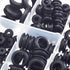 Rubber Grommets Kit - Rubber Washers for Wiring with Compact Assortment Box for Wiring, Plumbing, Hardware Repair, and Automotive...