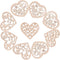 LiQunSweet 100-Pieces 2 Inches Undyed Wood Pendants Valentines Heart Cutouts Wooden Unfinished Slices Charms for Earring Jewelry Making DIY Findin...