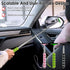 3PCS Car Side Mirror Squeegee, 38.5"" Car Rearview Mirror Wiper, Retractable Auto Mirror Squeegee Cleaner, All-Purpose Car Cleaning Tool Universal...