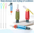 3 in 1 Cup Lid Gap Cleaning Brush,3pcs Multifunctional Sealing Cover Cleaning Brush 3pcs Straw Brushes for Cleaning Straws,Cup Brush Cleaner,Cup L...