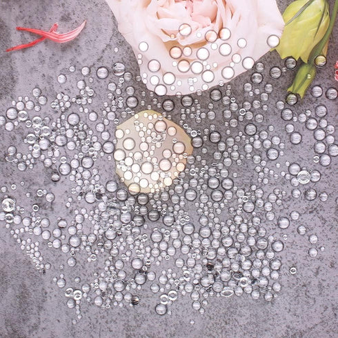 KSCRAFT Clear Dewdrop Water Droplets Embellishments for DIY Paper Craft Card Making Decor Scrapbooking Accessories...