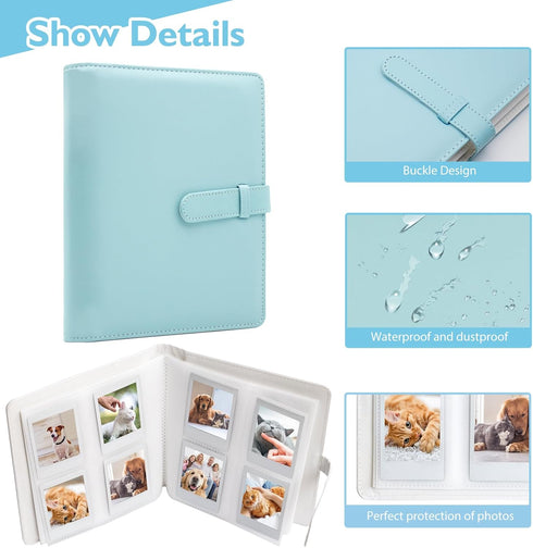 256 Pockets Photo Album for Fujifilm Instax Mini LiPlay 11 9 8+ 8 7S Instant Camera/Mini Link SP-1 Printer, Polaroid Snap SnapTouch PIC-300 Z2300 ...